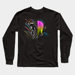 Double galactic image astronauts Long Sleeve T-Shirt